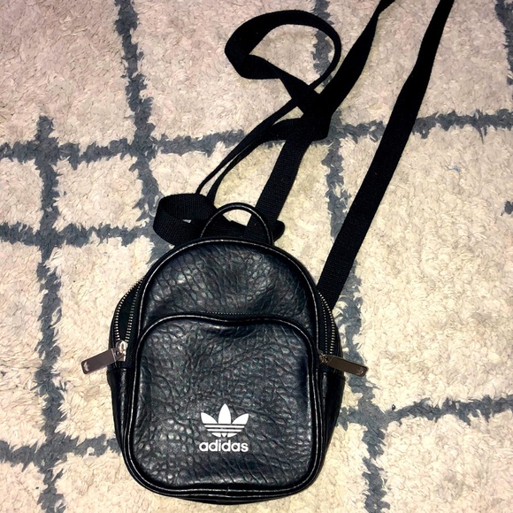 Black Adidas mini backpack